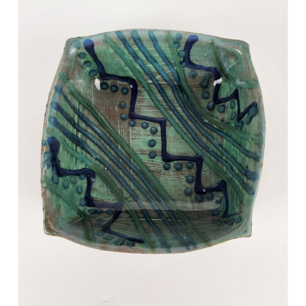 Barbados Earthwork Square Bowl